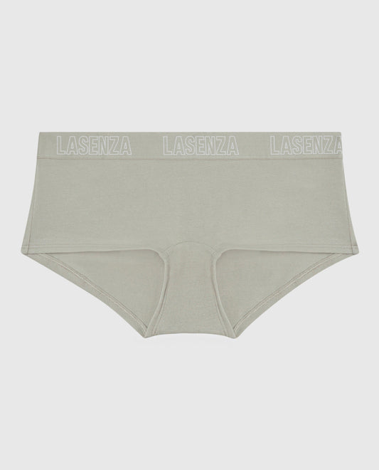 Smooth Boyshort Panty with Logo Band