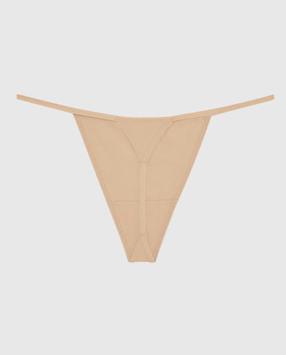 Smooth Cotton G-String Panty
