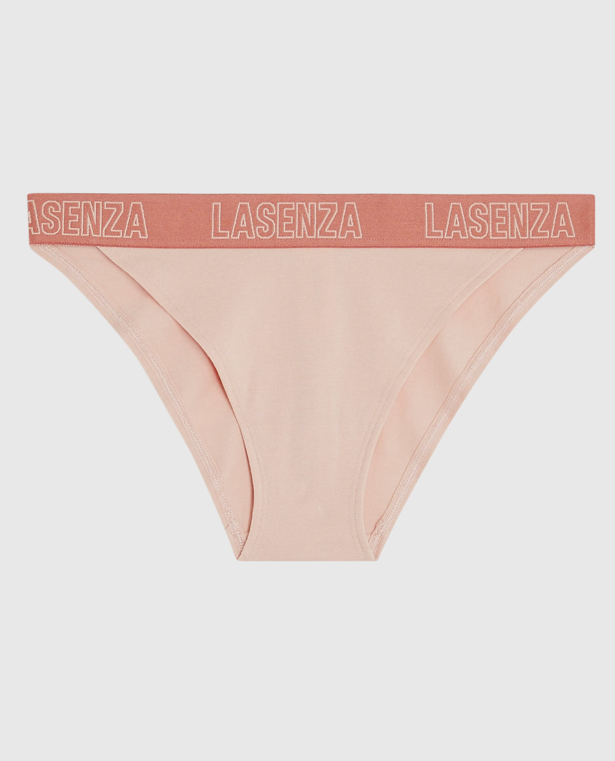 High Leg Cheeky Logo Panty in Peaceful Peach