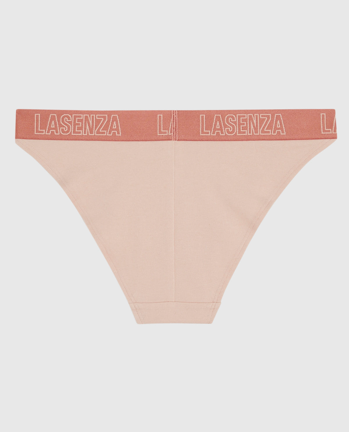 High Leg Cheeky Logo Panty in Peaceful Peach