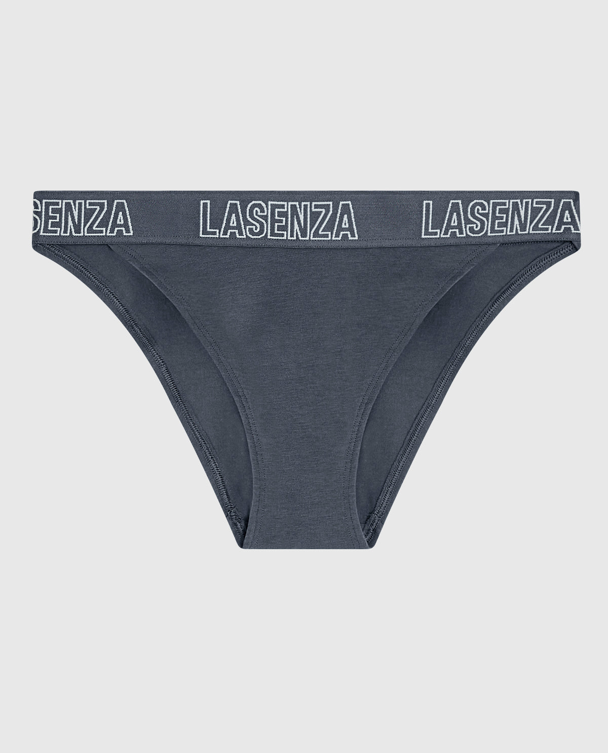 High Leg Cheeky Logo Panty in Stormy Weather