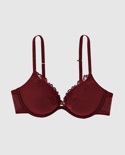 Up 2 Cup Push Up Bra with Mesh