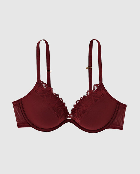 Up 2 Cup Push Up Bra with Mesh