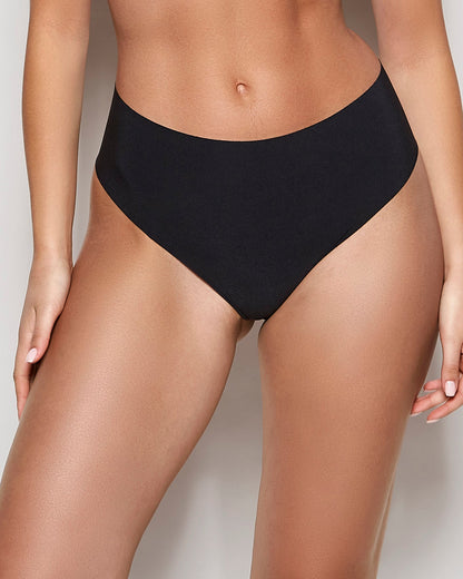 No Show Invisible High Waist Thong Panty