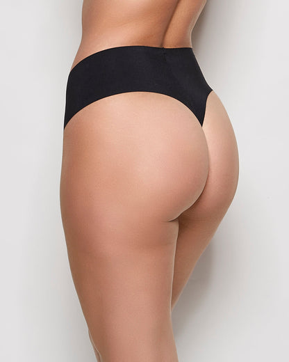 No Show Invisible High Waist Thong Panty