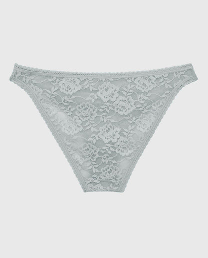 Bikini Panty with Picot Trim