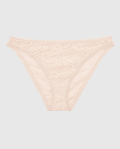 Bikini Panty with Picot Trim