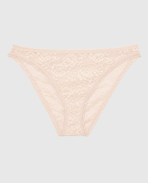 Bikini Panty with Picot Trim