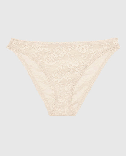 Bikini Panty with Picot Trim