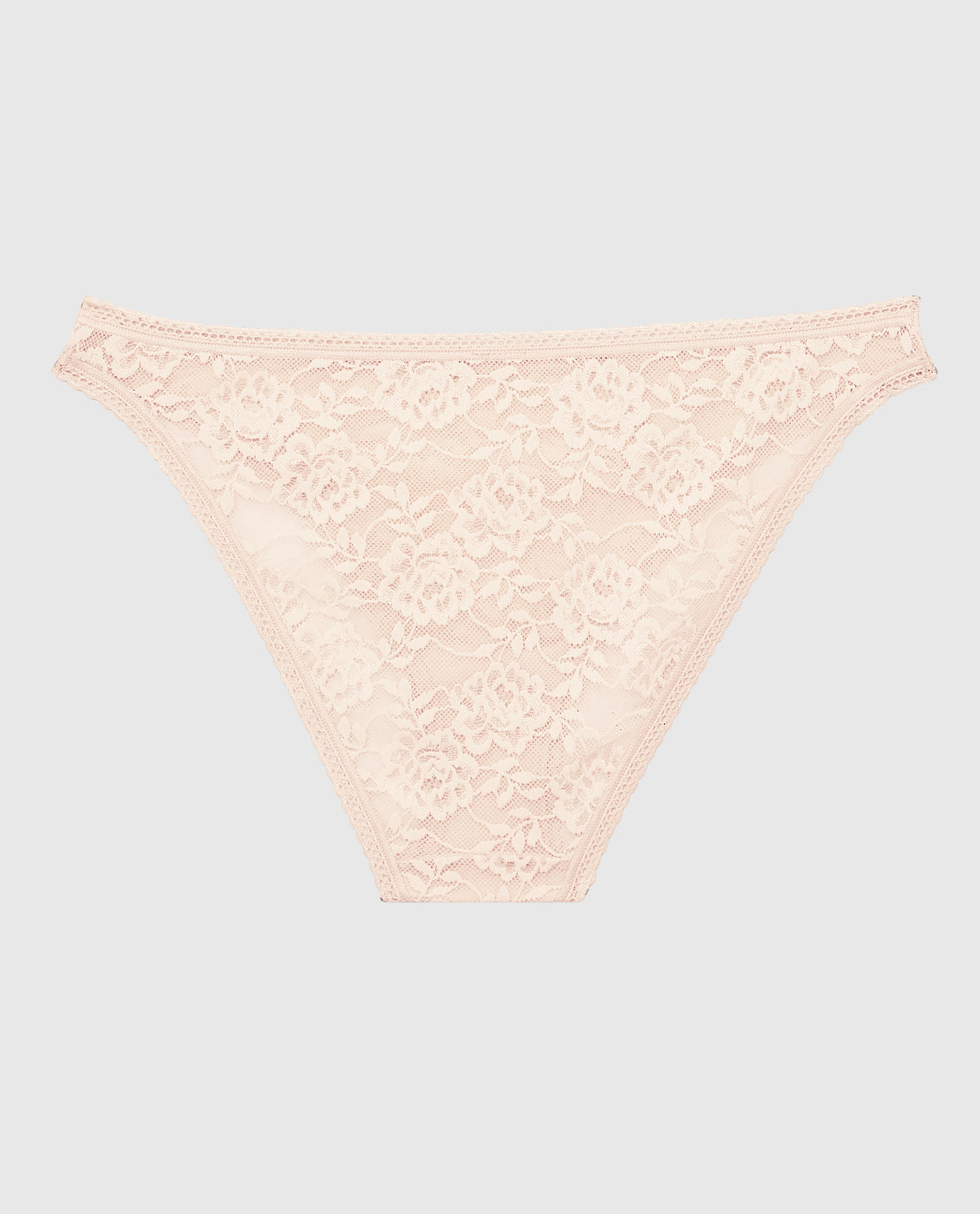Bikini Panty with Picot Trim
