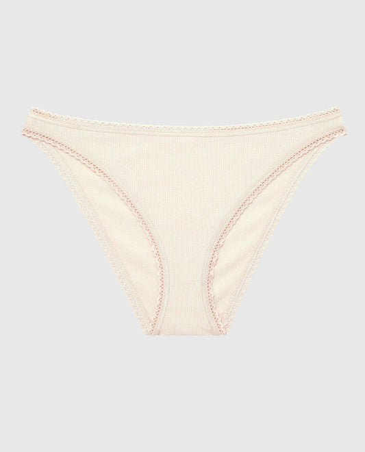 Bikini Panty with Picot Trim