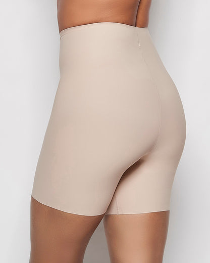 High Waist Smoothing Short in Rosetan