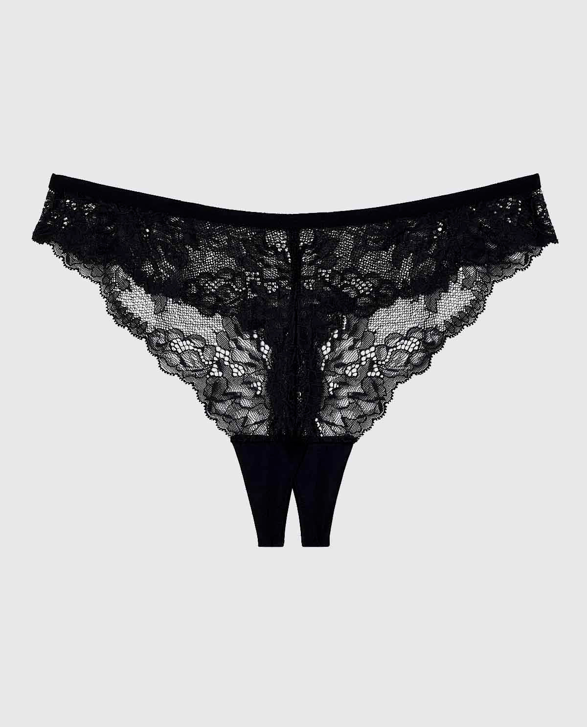 Crotchless High Leg Panty