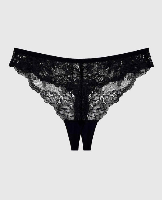 Crotchless High Leg Panty