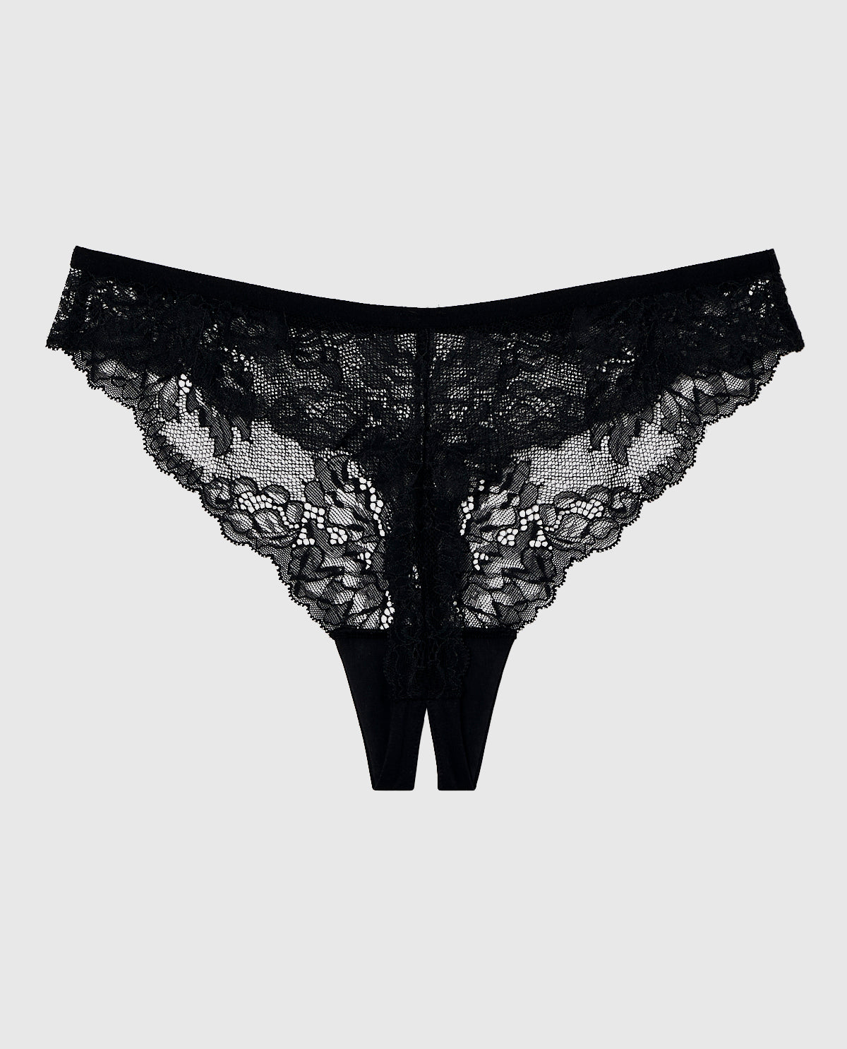 Crotchless High Leg Panty