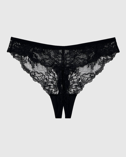 Crotchless High Leg Panty