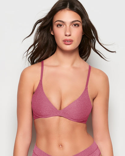 Wireless Light Lift Bra in Electric Rouge