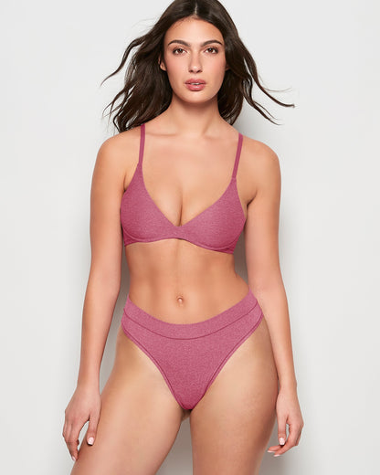 Wireless Light Lift Bra in Electric Rouge