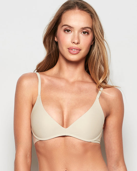 Wireless Light Lift Bra in Oatmeal Heather