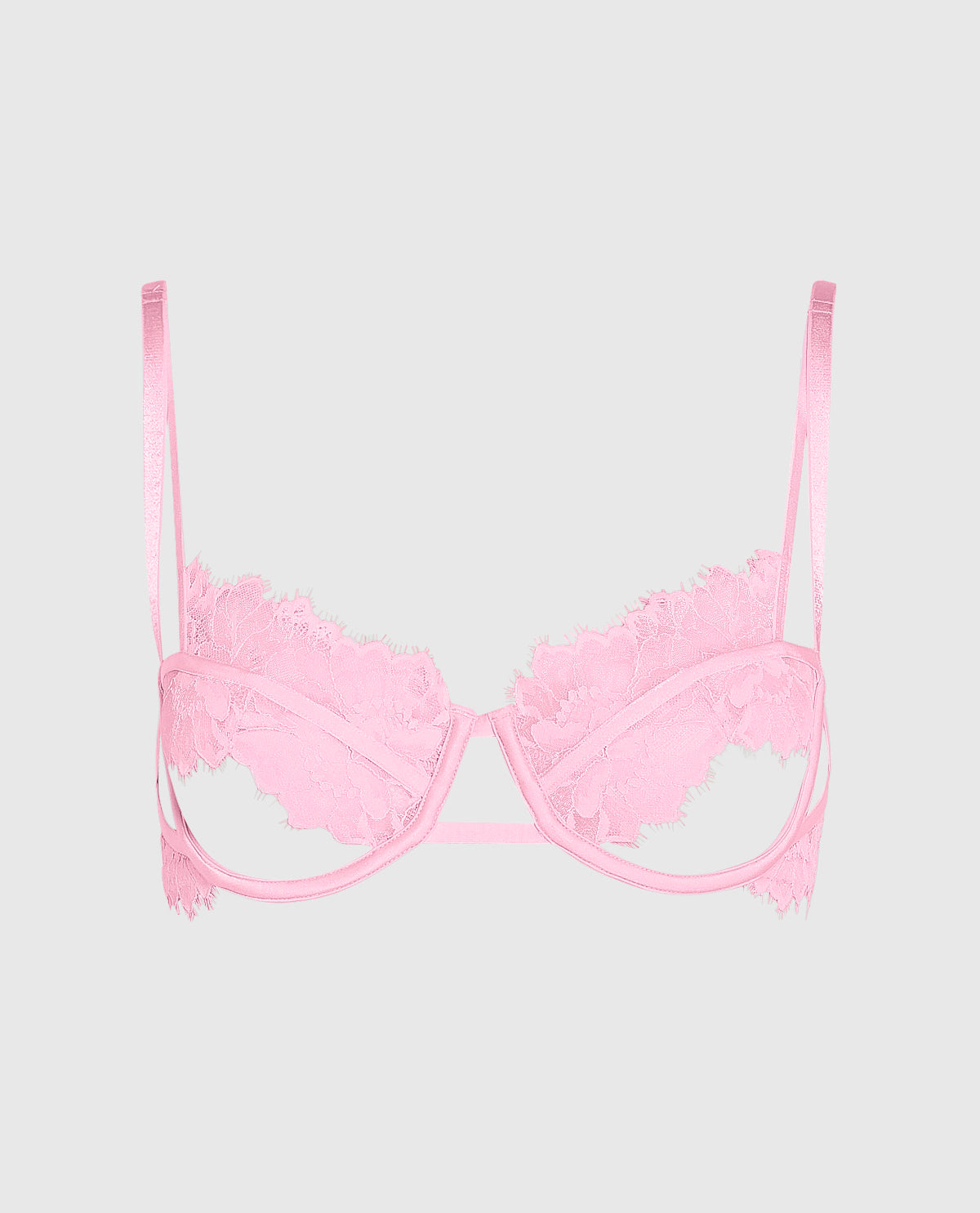 Sheer Unlined Balconette Bra