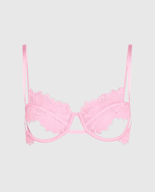 Sheer Unlined Balconette Bra
