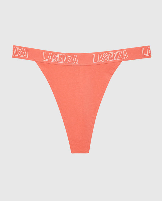 Thong Panty with Logo Band