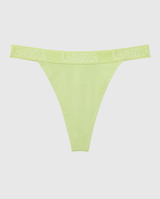 Thong Panty with Logo Band
