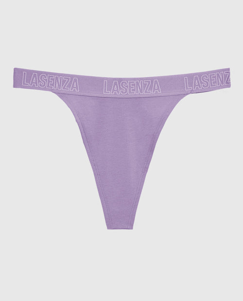 Thong Panty with Logo Band