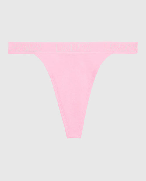 Thong Panty with Logo Band