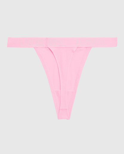 Thong Panty with Logo Band