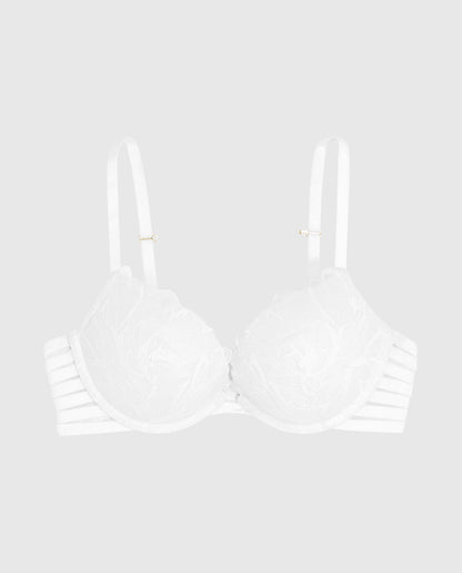 Push Up Bra with Gated Wing