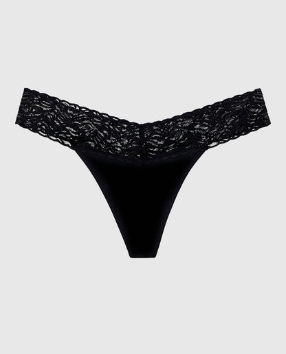 V-Waist Cotton Thong Panty