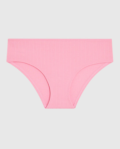 Ribbed Hipster Panty in Make Me Blush