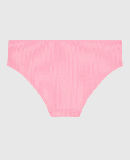 Ribbed Hipster Panty in Make Me Blush