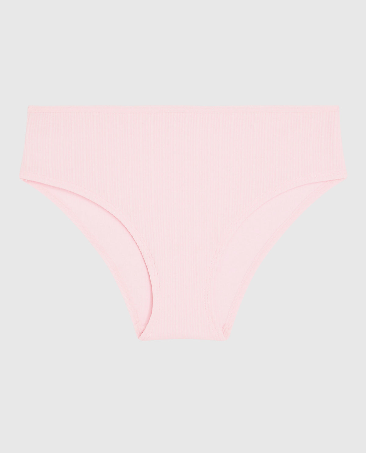 Ribbed Hipster Panty in Pink-A-Boo