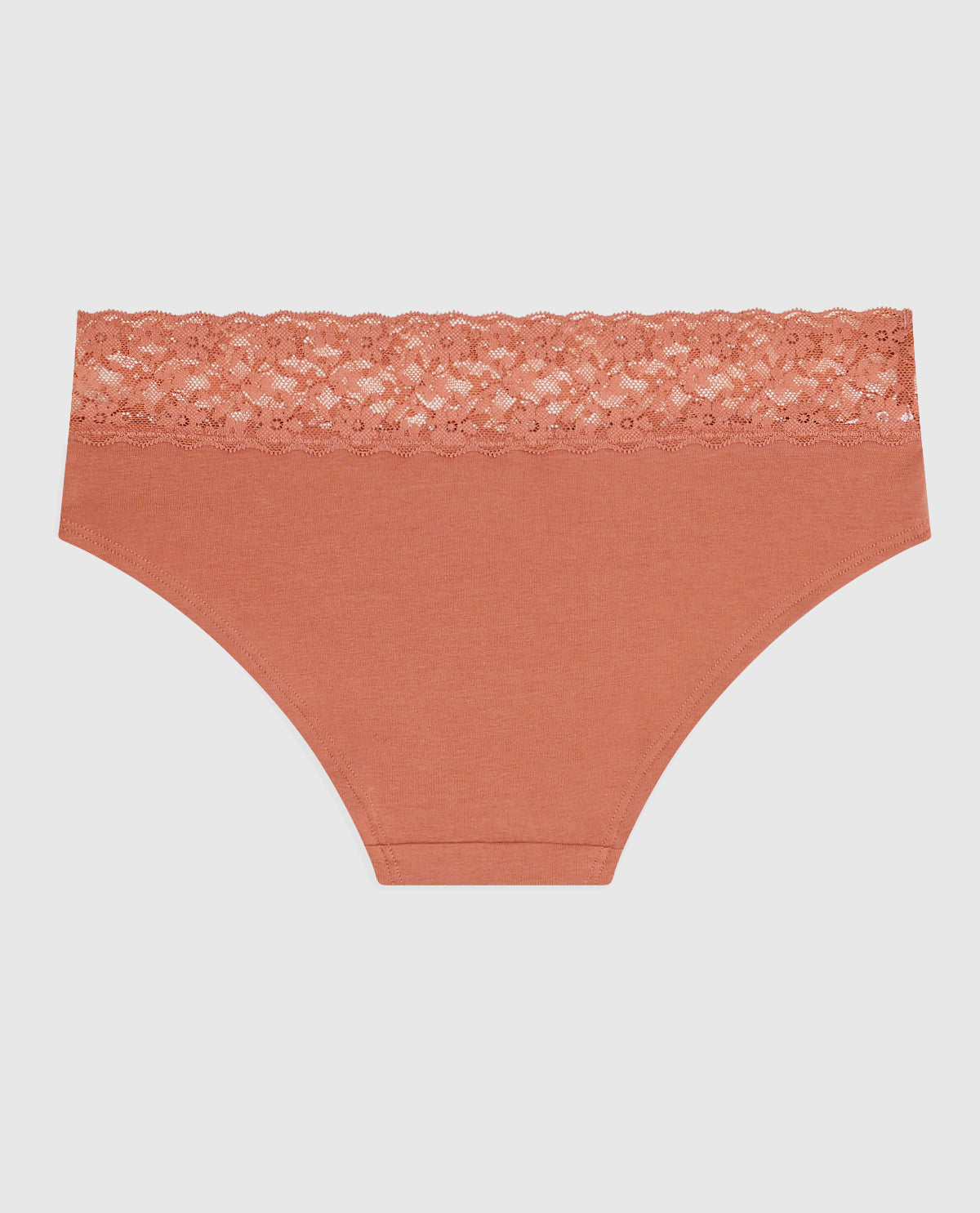 Hipster Panty with Lace in Rosy Blush