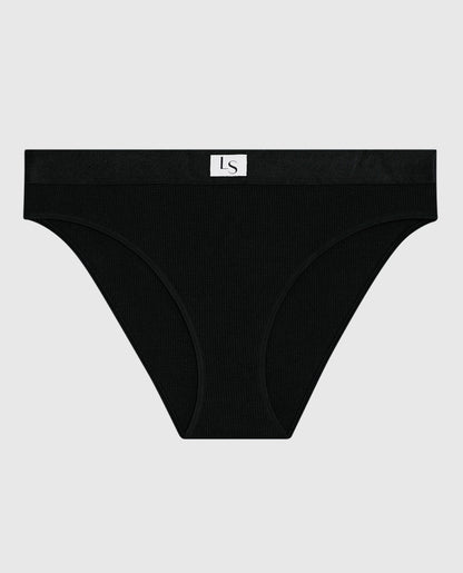 Bikini Panty in Smoulder Black