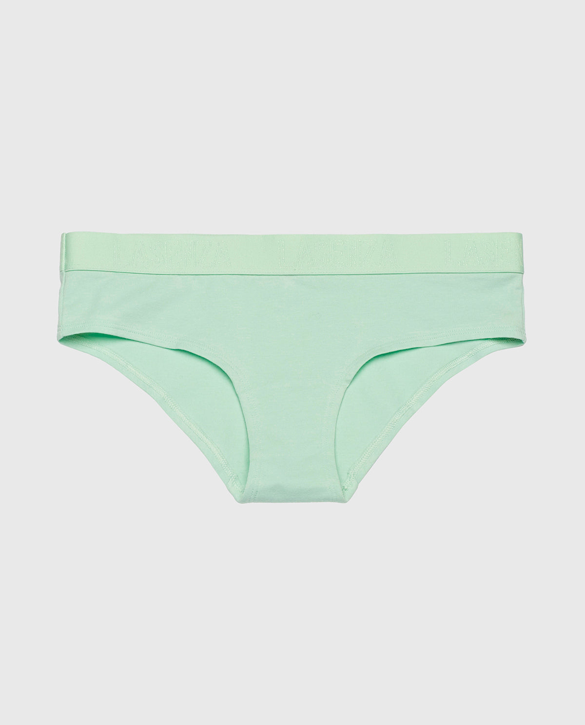 Hipster Panty with Logo Band in Mist Green