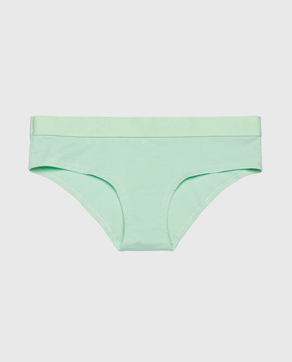 Hipster Panty with Logo Band in Mist Green