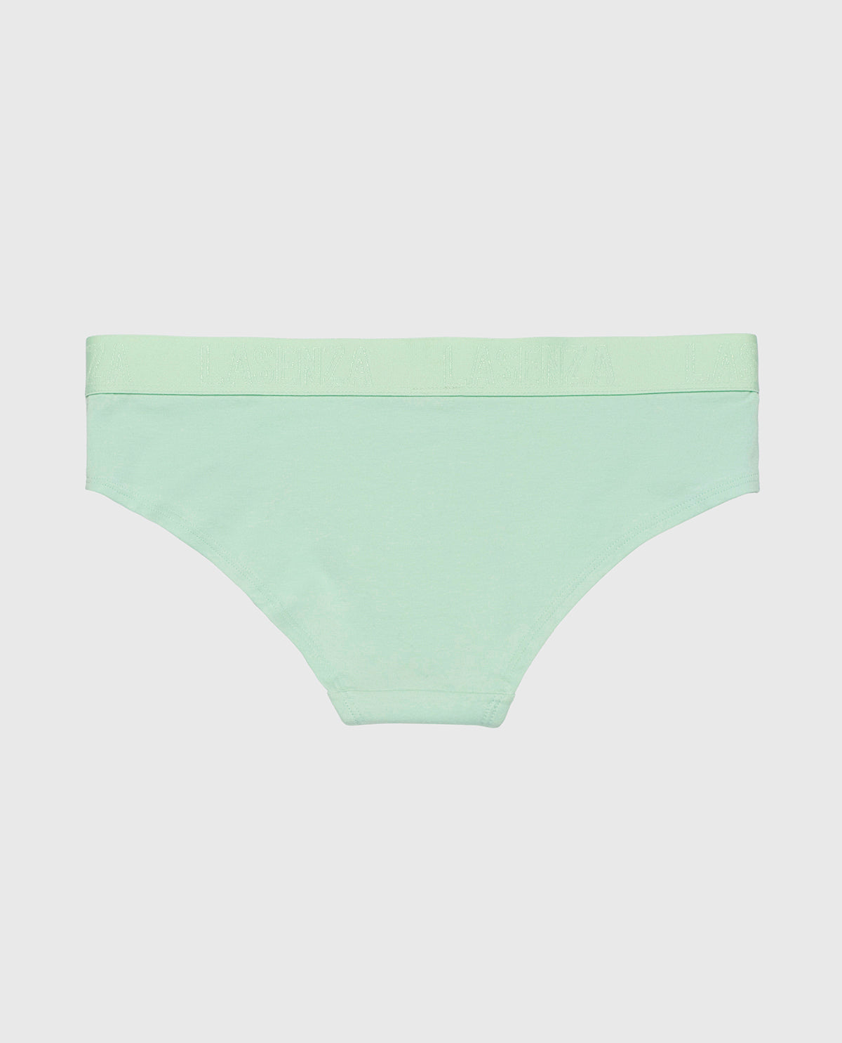 Hipster Panty with Logo Band in Mist Green