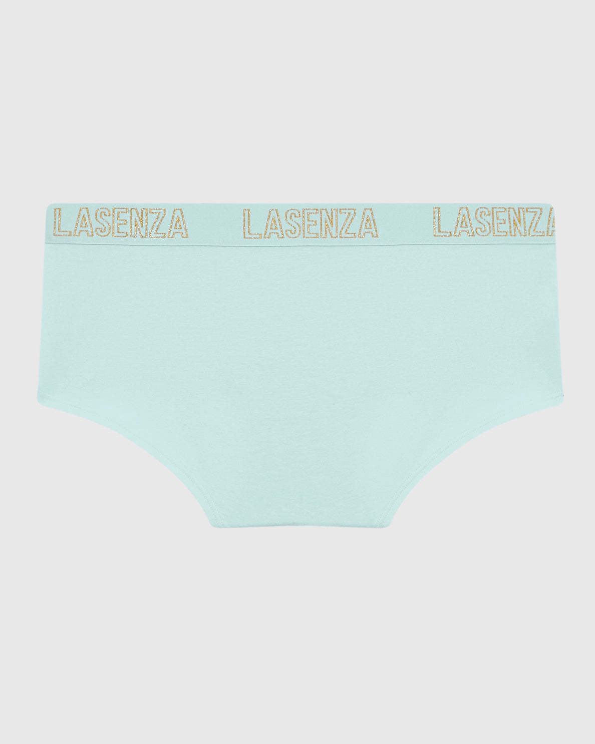 Boyshort Panty with Logo Band in Vista Blue