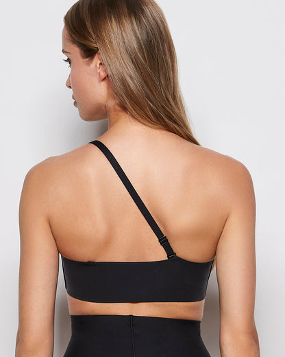 Strapless Wireless Bra in Black