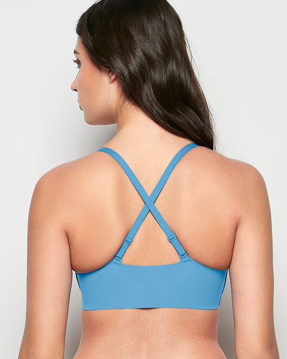 Strapless Wireless Bra in Pacific Coast