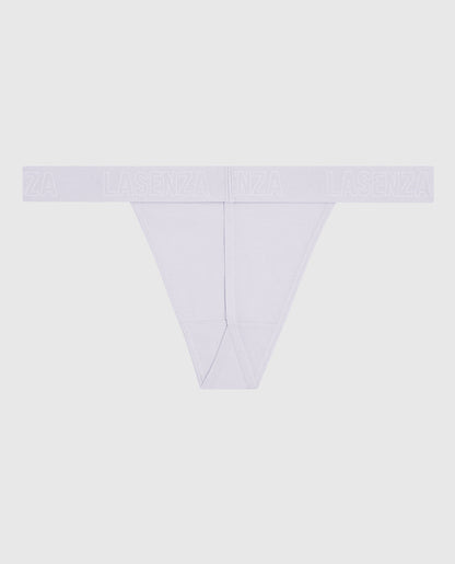 G-String Logo Panty in Lavender Cake