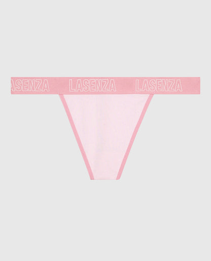 G-String Panty with Logo in Pink