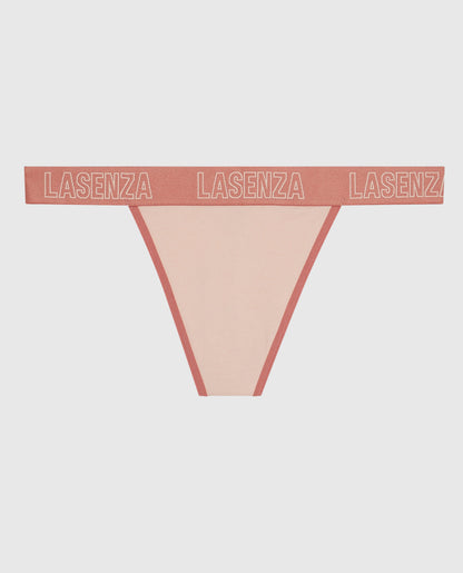 G-String Logo Panty in Peaceful Peach