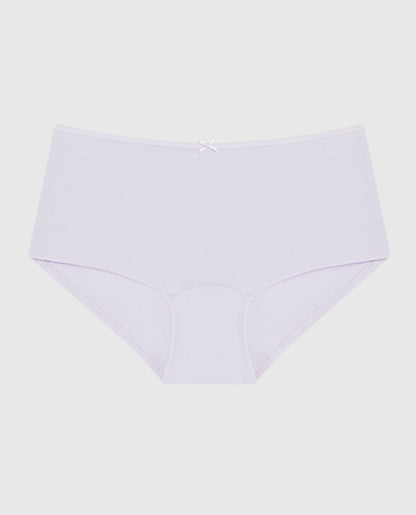 Boyshort Panty with Bow in Lavender Cake