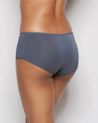 Boyshort Panty with Bow in Stormy Weather