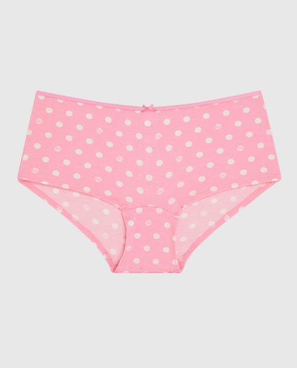 Boyshort Panty with Bow in LS Dot