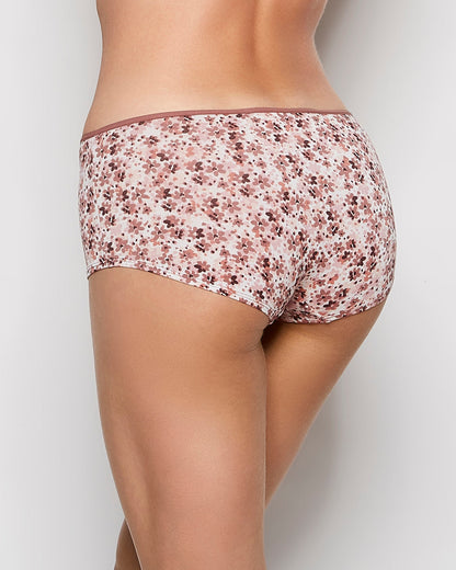 Boyshort Panty with Bow in Spring Floral
